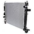 2-Piece Kit Radiator, 2.5L, 4Cyl, Includes (1) Radiator and (1) Cooling Fan Assembly