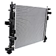 2-Piece Kit Radiator, 2.5L, 4Cyl, Includes (1) Radiator and (1) Cooling Fan Assembly