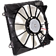 3-Piece Kit Driver and Passenger Side, 4 Cyl 2.4L, With Nippondenso Style Radiator Fan, Single fan, Includes (2) Cooling Fan Assembly and (1) Coolant Reservoir