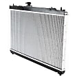3-Piece Kit Radiator, 2.4L, 4Cyl, Includes (1) Radiator, (1) Cooling Fan Assembly and (1) Coolant Reservoir