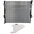 2-Piece Kit Radiator, 4.0L, 6Cyl, Includes (1) Radiator and (1) Coolant Reservoir