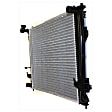 2-Piece Kit Radiator, Includes (1) Radiator and (1) Coolant Reservoir