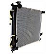 2-Piece Kit Radiator, Includes (1) Radiator and (1) Coolant Reservoir