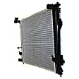 3-Piece Kit Radiator, 2.4L, 4Cyl, Includes (1) Radiator, (1) Cooling Fan Assembly and (1) Coolant Reservoir