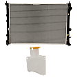 2-Piece Kit Radiator, 3.0L, 6Cyl, Includes (1) Radiator and (1) Coolant Reservoir
