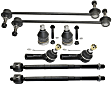 8-Piece Kit Front, Driver and Passenger Side Suspension Kit, Includes (2) Ball Joint, (4) Tie Rod End and (2) Sway Bar Link