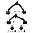4-Piece Kit Front, Driver and Passenger Side, Upper Control Arm Kit, Includes (2) Ball Joint and (2) Control Arm