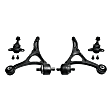 4-Piece Kit Front, Driver and Passenger Side, Lower Control Arm Kit, Includes (2) Ball Joint and (2) Control Arm