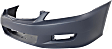 2007 Honda Accord - 2-Piece Kit Front Primed Bumper Cover, 2-Door, Coupe,  Includes (1) Bumper Cover and (1) Fender