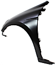 2008 Honda Accord - 2-Piece Kit Front Primed Bumper Cover, With Fog Light Holes 3.5L V6 Engine, Sedan,  Includes (1) Bumper Cover and (1) Fender
