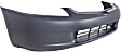 2-Piece Kit, Front Primed Bumper Cover, Sedan, CAPA Certified, Includes (1) Bumper Cover and (1) Fender