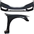 2-Piece Kit, Front, Passenger Side Fender, CAPA Certified, Includes (1) Bumper Cover and (1) Fender