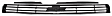 2008 Chevrolet Impala - 3-Piece Kit Front Primed Bumper Cover,  Includes (1) Bumper Cover, (1) Bumper Grille, and (1) Grille
