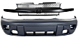 2-Piece Kit, Front Primed Bumper Cover, Includes (1) Bumper Cover and (1) Grille