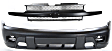 2-Piece Kit, Front Upper - Primed, Lower - Textured Bumper Cover, Includes (1) Bumper Cover and (1) Grille