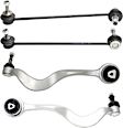 4-Piece Kit Front, Driver and Passenger Side, Lower, Frontward Control Arm Kit, Includes (2) Control Arm and (2) Sway Bar Link