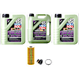 2006 Audi A4 - 6-Piece Kit Full Synthetic Motor Oil, 6.87 Quart (qt) capacity, Includes (3) Motor Oil, (1) Oil Drain Plug, (1) Oil Drain Plug Gasket and (1) Oil Filter
