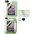 KIT-121324-22 5-Piece Kit Full Synthetic Motor Oil, 5-Piece Kit, Includes (2) Motor Oil, (1) Oil Drain Plug, (1) Oil Filter and (1) Oil Drain Plug Gasket