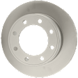Rear Brake Disc and Pad Kit, G-Coated, Plain Surface, 8 Lugs, 340.11 mm, Semi-metallic