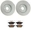 KIT-121325-AE105 Front Brake Disc and Pad Kit, G-Coated, Plain Surface, 5 Lugs, 299.97 mm, Semi-metallic