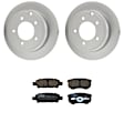 KIT-121325-AE119 Rear Brake Disc and Pad Kit, G-Coated, Plain Surface, 5 Lugs, 262.13 mm, Ceramic