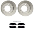 KIT-121325-AE123 Rear Brake Disc and Pad Kit, G-Coated, Plain Surface, 8 Lugs, 340.11 mm, Semi-metallic