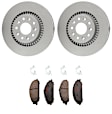 KIT-121325-AE132 Front Brake Disc and Pad Kit, G-Coated, Plain Surface, 5 Lugs, 314.96 mm, Ceramic