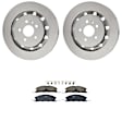 KIT-121325-AE136 Front Brake Disc and Pad Kit, G-Coated, Plain Surface, 5 Lugs, 352.04 mm, Ceramic