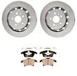 KIT-121325-AE139 Front Brake Disc and Pad Kit, G-Coated, Plain Surface, 5 Lugs, 352.04 mm, Ceramic