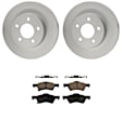 KIT-121325-AE148 Front Brake Disc and Pad Kit, G-Coated, Plain Surface, 5 Lugs, 288.04 mm, Ceramic
