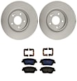KIT-121325-AE150 Front Brake Disc and Pad Kit, G-Coated, Plain Surface, 5 Lugs, 320.04 mm, Semi-metallic