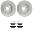 KIT-121325-AE159 Front Brake Disc and Pad Kit, G-Coated, Plain Surface, 5 Lugs, 295.91 mm, Ceramic