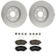 KIT-121325-AE161 Front Brake Disc and Pad Kit, G-Coated, Plain Surface, 5 Lugs, 295.91 mm, Ceramic