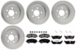 KIT-121325-AE190 Front and Rear Brake Disc and Pad Kit, G-Coated, Plain Surface, 5 Lugs, Front-288.04 mm/Rear-284.99 mm, Ceramic