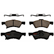 KIT-121325-AE191 Front and Rear Brake Disc and Pad Kit, G-Coated, Plain Surface, 5 Lugs, Front-288.04 mm/Rear-284.99 mm, Ceramic