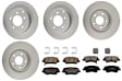 KIT-121325-AE222 Front and Rear Brake Disc and Pad Kit, G-Coated, Plain Surface, 5 Lugs, Front-320.04 mm/Rear-282.96 mm, Front-Ceramic/Rear-Semi-Metallic