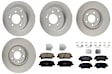 KIT-121325-AE236 Front and Rear Brake Disc and Pad Kit, G-Coated, Plain Surface, 5 Lugs, Front-320.04 mm/Rear-282.96 mm, Front-Ceramic/Rear-Semi-Metallic