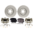 Front Brake Kit With Calipers, G-Coated, Plain Surface, 5 Lugs, 320.04 mm, Ceramic, FWD