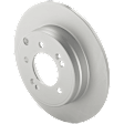 Front and Rear Brake Disc and Pad Kit, G-Coated, Plain Surface, 5 Lugs, Front-320.04 mm/Rear-282.96 mm, Front-Ceramic/Rear-Organic