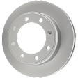 Front Brake Disc and Pad Kit, G-Coated, Plain Surface, 8 Lugs, 330.96 mm, Semi-metallic, 4WD
