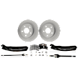Front, Driver and Passenger Side Axle Assembly - 7-Piece Kit 4WD