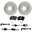 Front, Driver and Passenger Side Axle Assembly - 7-Piece Kit FWD, 2.5L, 4Cyl
