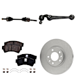 Front, Driver and Passenger Side Axle Assembly - 7-Piece Kit, 2.5L, 4Cyl