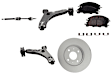 Front, Driver and Passenger Side Axle Assembly - 7-Piece Kit, 2.0L, 4Cyl