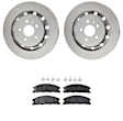 KIT-121325-AE343 Front Brake Disc and Pad Kit, G-Coated, Plain Surface, 5 Lugs, 352.04 mm, Ceramic
