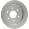 Rear Brake Disc and Pad Kit, G-Coated, Plain Surface, 6 Lugs, 320.04 mm, Ceramic