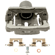 2-Wheel Set Rear Brake Kit With Calipers, Cross-drilled and Slotted 5 Lugs 302.01 mm Ceramic, Includes (2) Brake Caliper, (2) Brake Disc and (1) Brake Pad Set