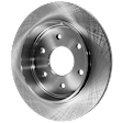2-Wheel Set Rear Brake Kit With Calipers, Plain Surface 6 Lugs 320.04 mm Semi-metallic, Includes (2) Brake Caliper, (2) Brake Disc and (1) Brake Pad Set