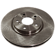 2-Wheel Set Front Brake Kit With Calipers, Plain Surface 5 Lugs 320.04 mm Ceramic, Includes (2) Brake Caliper, (2) Brake Disc and (1) Brake Pad Set