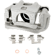 2-Wheel Set Rear Brake Kit With Calipers, Plain Surface 5 Lugs 288.04 mm Ceramic, Includes (2) Brake Caliper, (2) Brake Disc and (1) Brake Pad Set